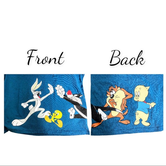 NWT Looney Tunes Long Sleeved Juniors Tee - Picture 3 of 10